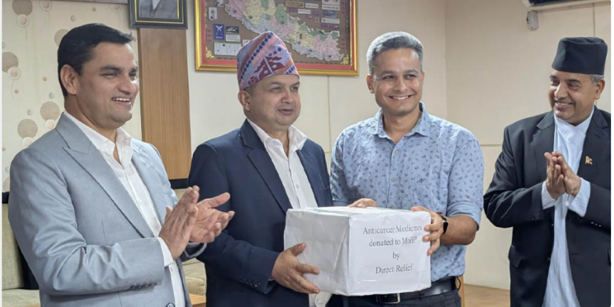 Nepal receives vital cancer drug shipment from direct relief, boosting cancer care efforts