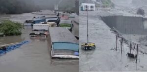 Lhende stream flood: Vehicles swept away, hydropower damaged