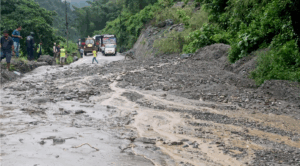Eleven national highways completely blocked due to landslip, flooding