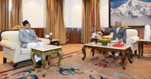 President Paudel, Speaker Ghimire meet