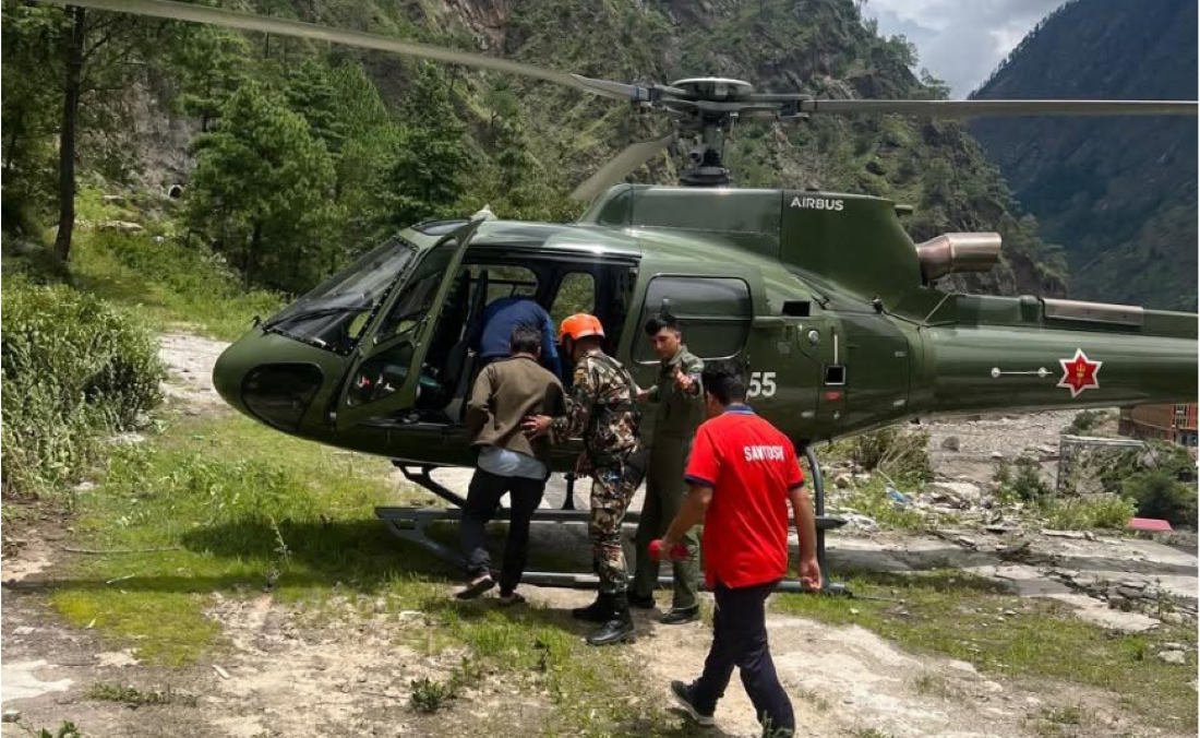 Rasuwagadhi flood: NA rescues 23 people
