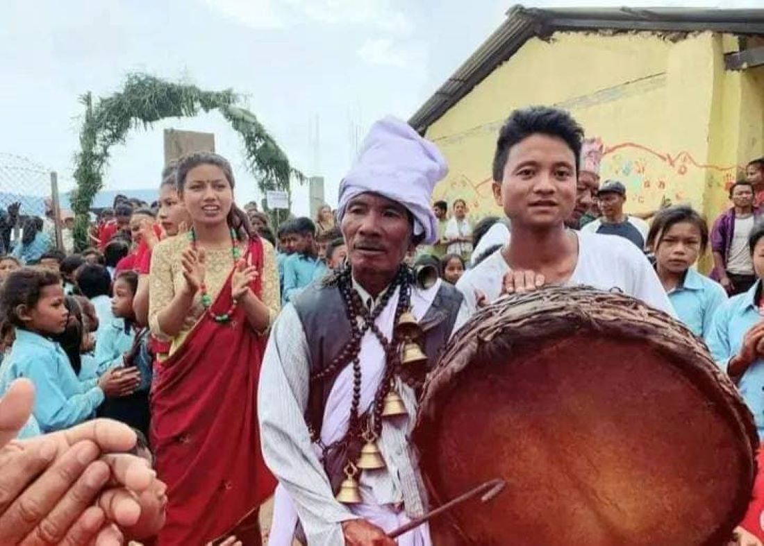 Chepang community celebrating Nwangi festival today