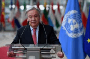 UN Secretary-General Guterres urges restraint
