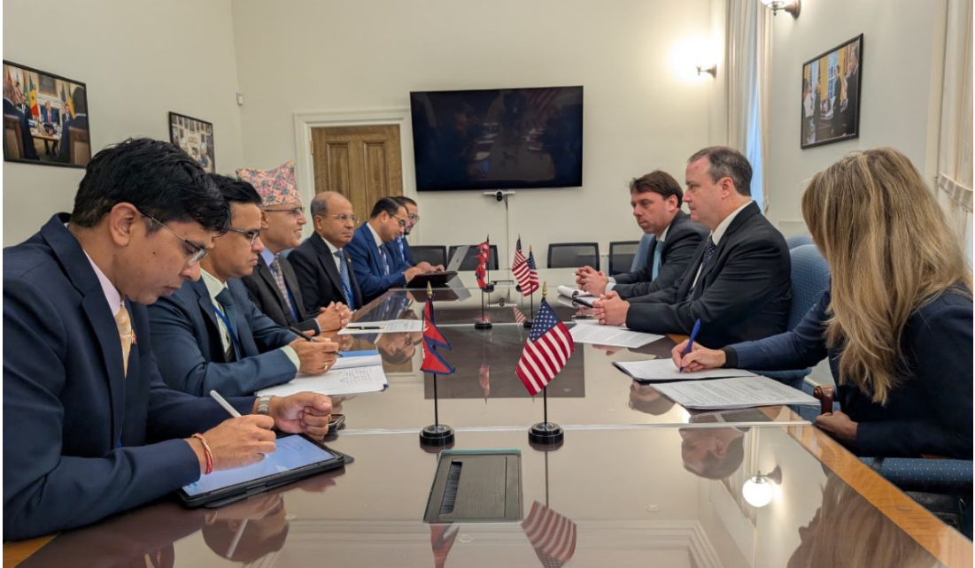 Finance Minister Khanal busy holding meetings