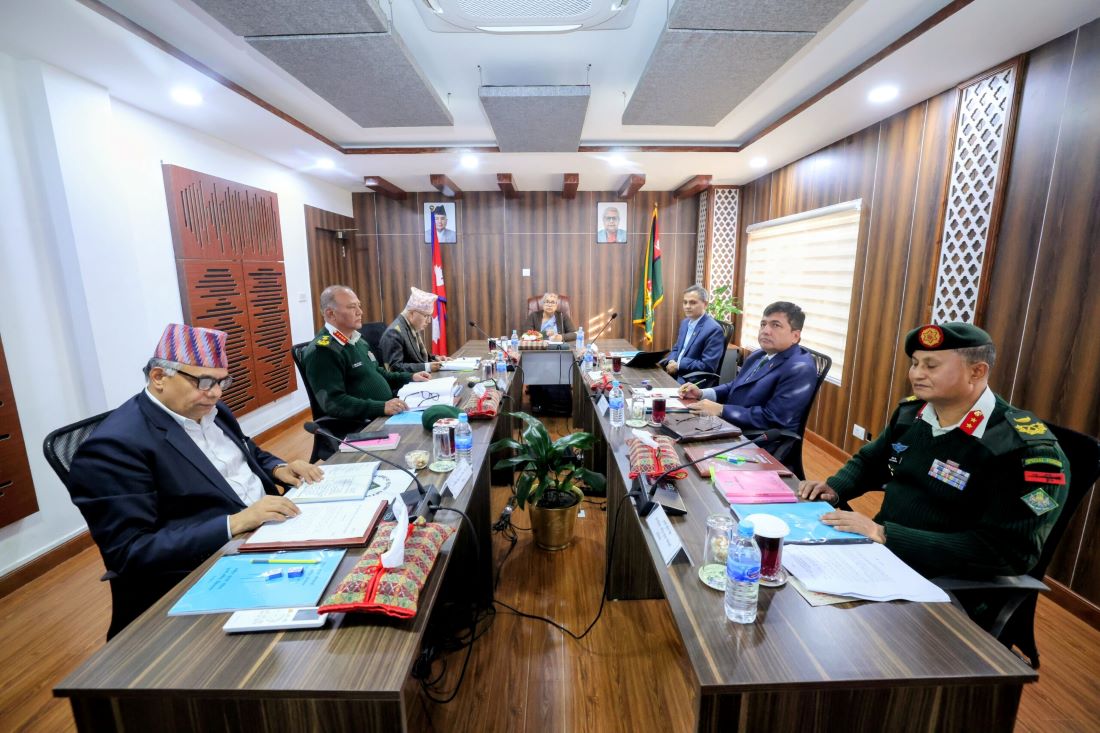 National Security Council meeting underway at Singha Durbar