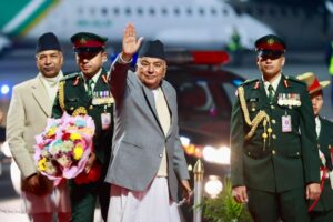 President Paudel departs for Japan on official visit