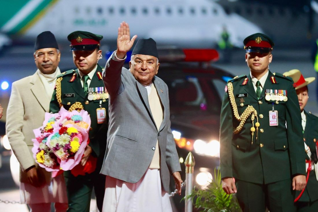 President Paudel departs for Japan on official visit