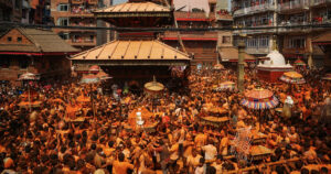 Sindoor Jatra observed in Madhyapur Thimi 