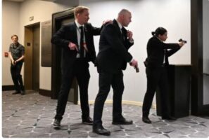 Trump rushed off stage after shots fired at White House Correspondents’ Dinner