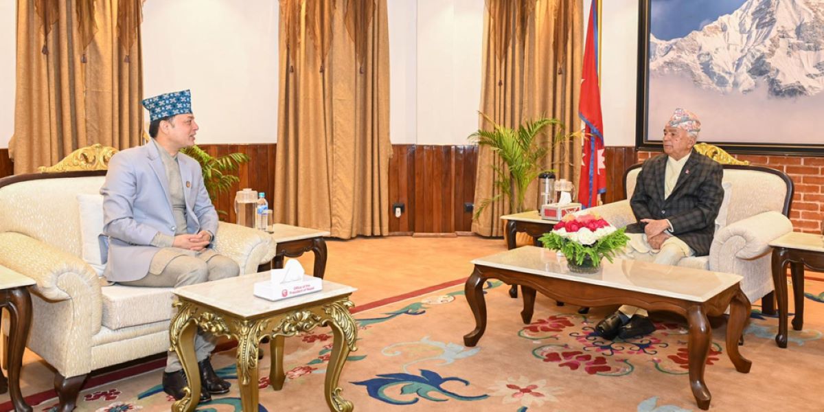 Speaker Aryal calls on President Paudel
