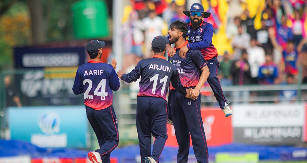Nepal defeats Oman by 81 runs