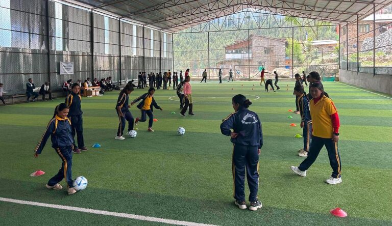 ANFA’s Football for Schools Programme launched in Humla
