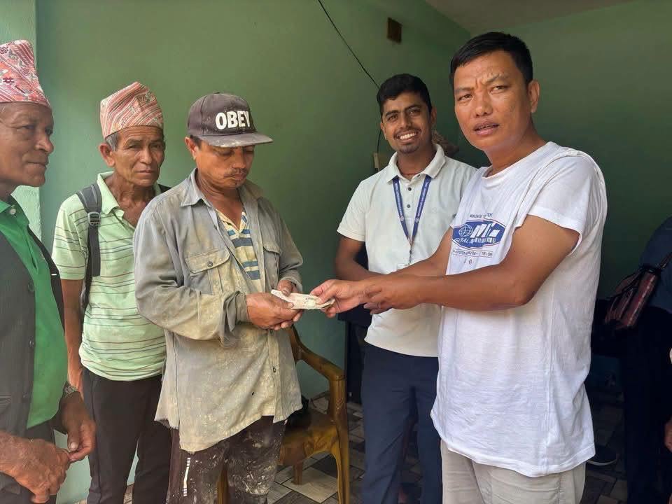 Incentive funds distributed to 39 farmers raising draft oxen