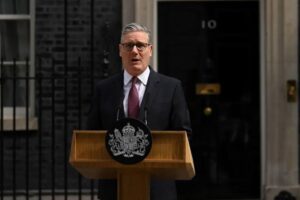 Prime Minister Keir Starmer announces resignation