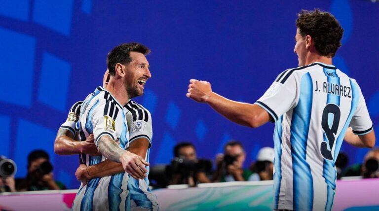 Messi scores a hat-trick for Argentina, fans delighted