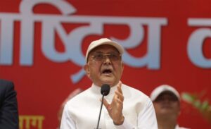 Army must not take sides between Balen and squatter communities, says UML chair Oli