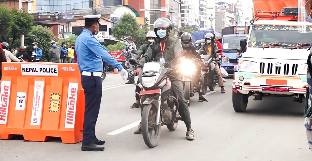 Over Rs 1.53 million collected in traffic fines in Kathmandu Valley