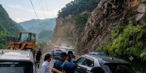 Vehicular mobility resumes at Tuin Khola, Mugling-Narayanghat road
