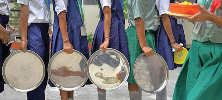 Egg-free school meals spark political row in India