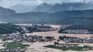 Southern Chinese region reels from floods and destruction from remnants of tropical storm